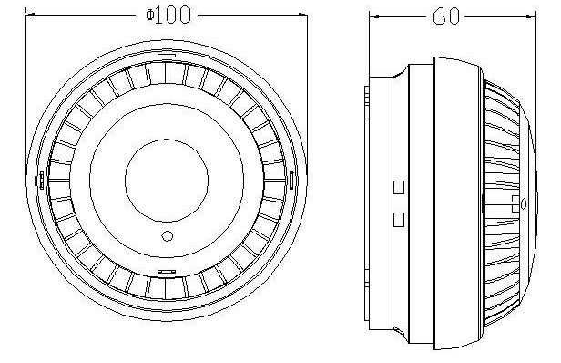 JTY-GF-JBF-VH75外形結構圖
